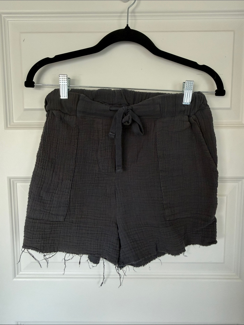 Millibon Charcoal Drawstring Casual Shorts